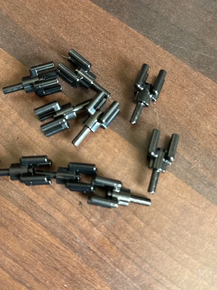 10 Bar 1.2L with Top Stud and 4 Bar Arms Up (Palm Tree Top) ref 2566 black - photo numéro 2