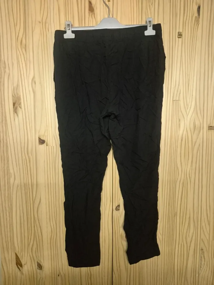 Pantalon fluide noir - photo numéro 2