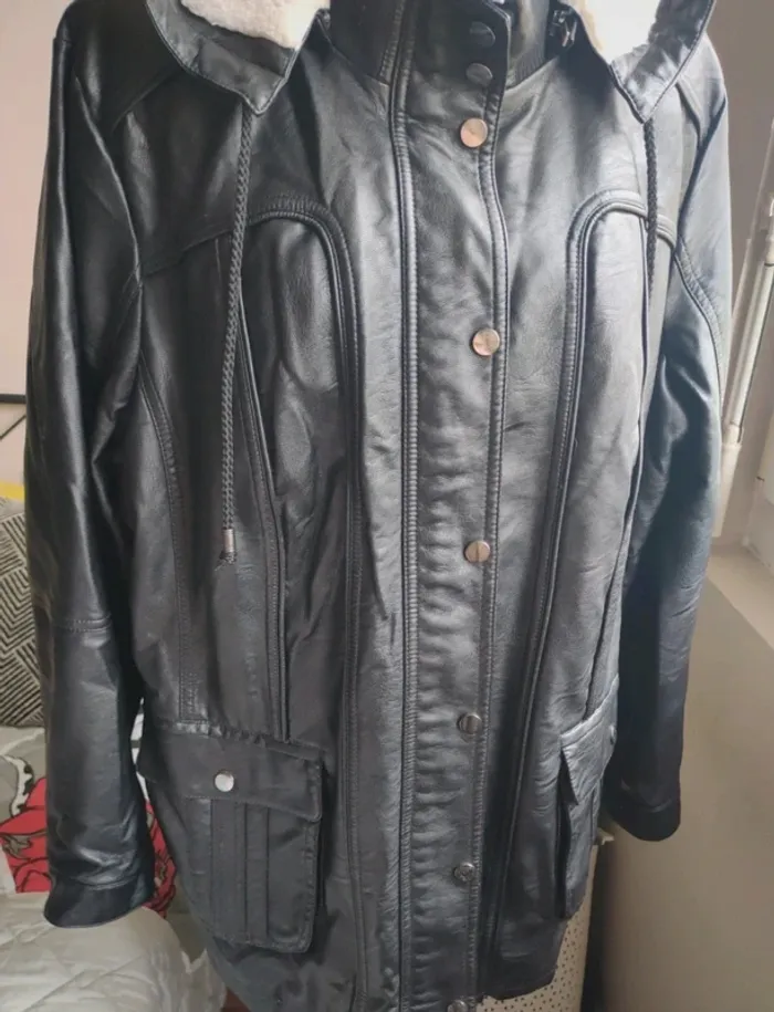 Veste simili cuir bon prix - photo numéro 2