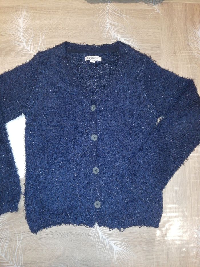 Gilet fille 10 ans. Caprice de fille