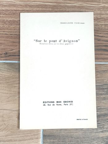 Sur le pont d'Avignon