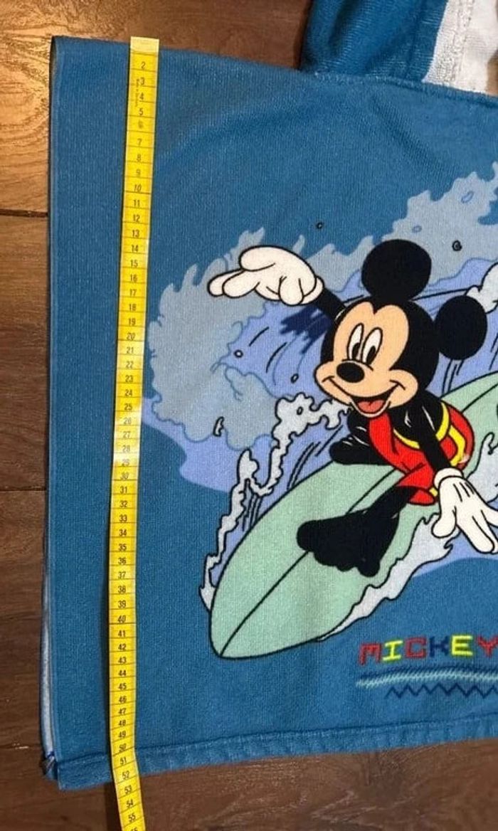 Poncho de bain/ Mer à capuche Mickey - photo numéro 6