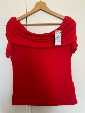 Top stretch rouge Kiabi