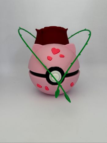 Pokeball bulbizard rose
