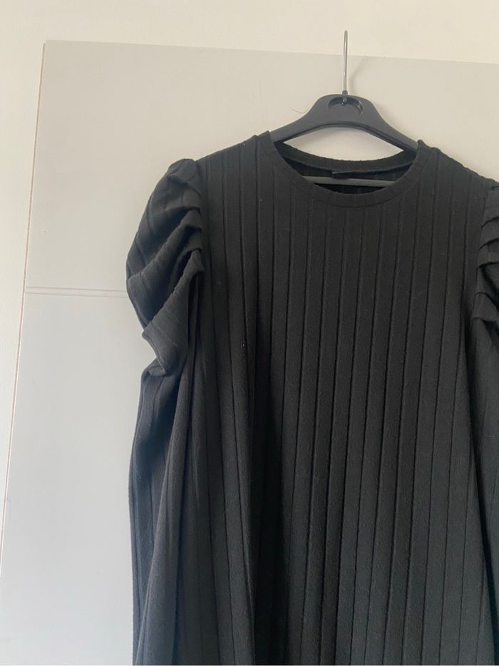 Robe pull noire taille L - photo numéro 2