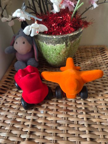 💜Camion de pompier et avion en mousse