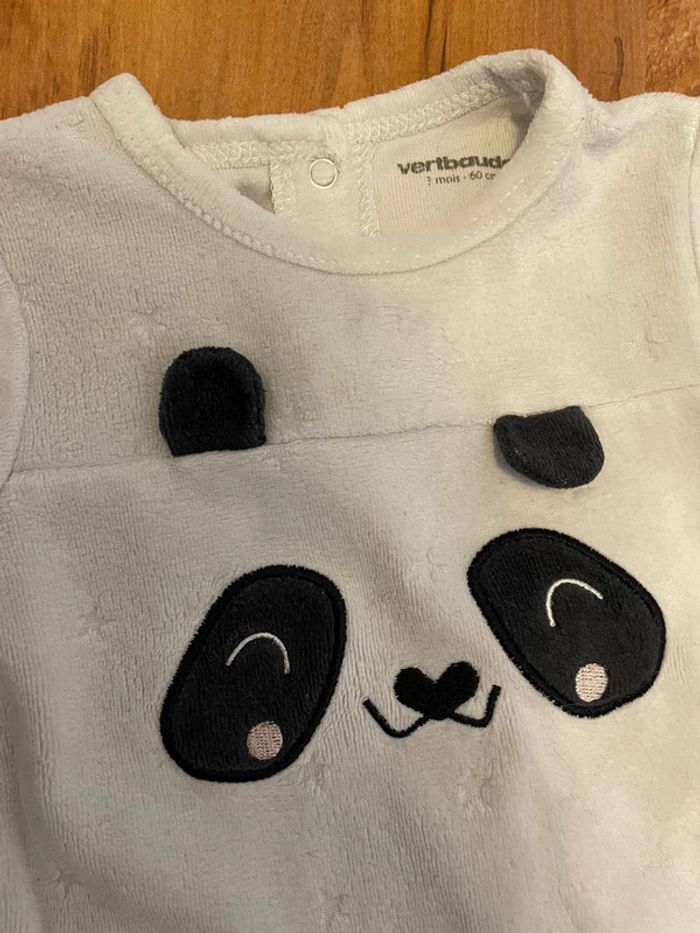 Grenouillère blanche taille 3 mois - photo numéro 2