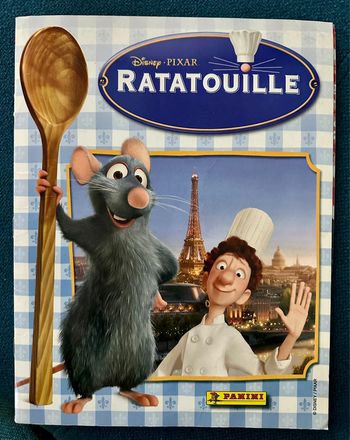 Album Panini Complet (+ poster) Disney Ratatouille rat livre vintage autocollants stickers