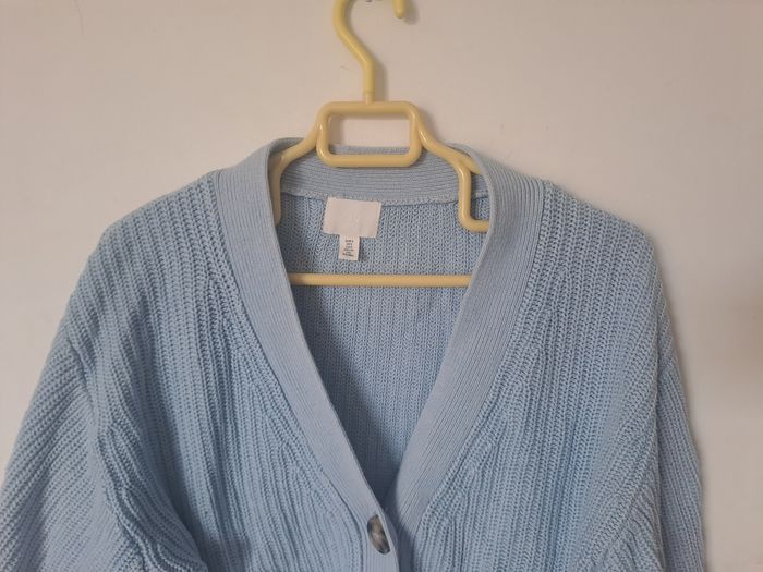 Gilet bleu clair H&M Taille S - photo numéro 2
