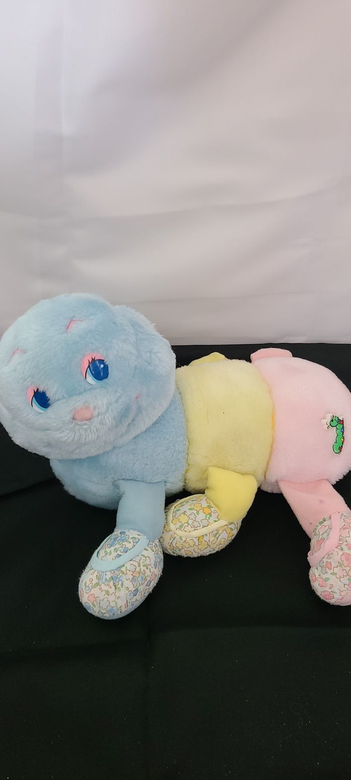 ANCIENNE PELUCHE CHENILLE Mille Papattes Vintage grelot - photo numéro 3