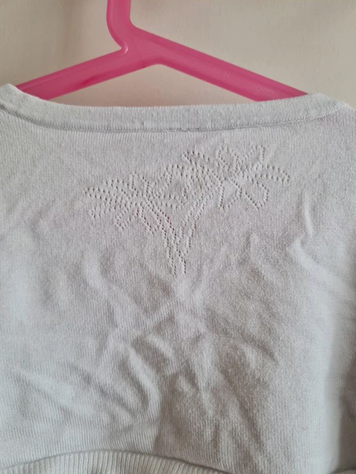 Gilet Boléro Orchestra blanc taille 10 ans - photo numéro 3