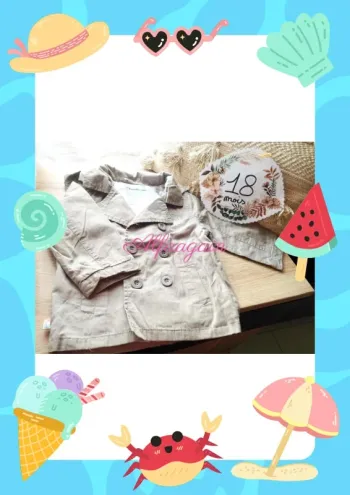 Veste caban garçon 18mois Gémo neuve