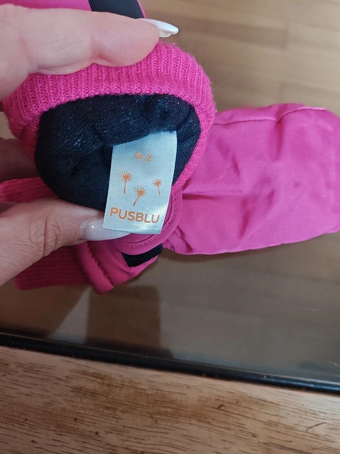 Gants / Moufles fille Rose - photo numéro 3