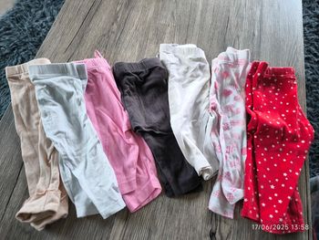 Lot 7 leggings fille