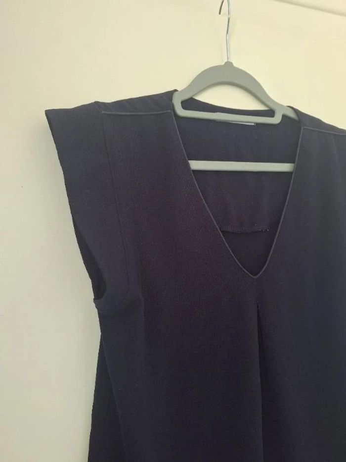 Blouse bleu marine taille 38 - photo numéro 2