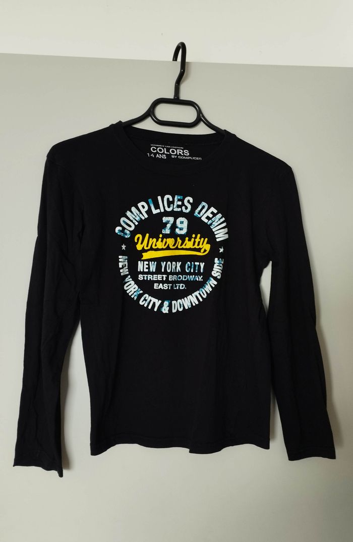 Lot de 3 t-shirts manches longues 14 ans - photo numéro 3