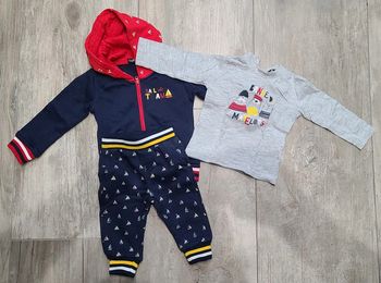 Ensemble gilet + pantalon + t-shirt à manches longues