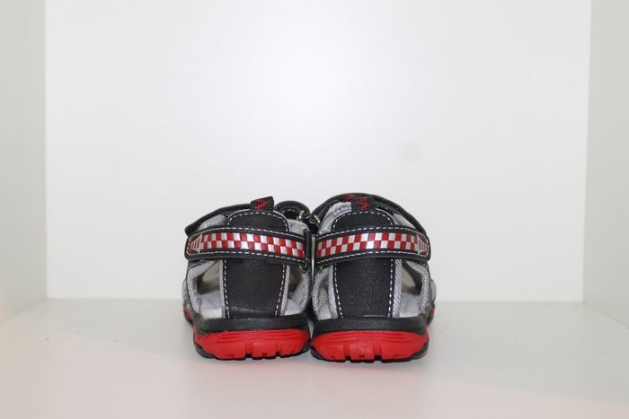 superbe sandales nus pieds noire et rouge 25 - photo numéro 5