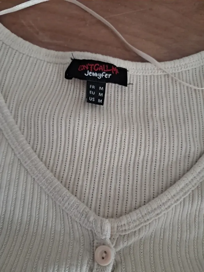 Haut beige taille M - photo numéro 2
