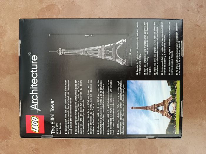 Neuf - Lego Architecture - 21039 - La Tour Eiffel (Paris, France) - photo numéro 2