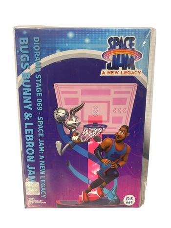 Space Jam A New Legacy Diorama Stage 069 Bugs Bunny & Le Bron James Beast Kingdom neuf