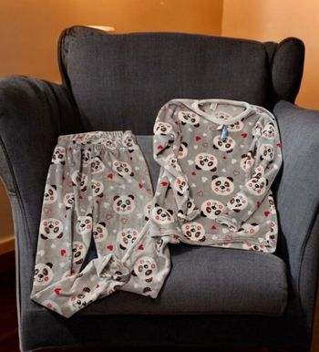 Pyjama douillet à motifs pandas – Taille G