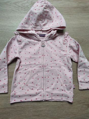 Gilet zippé fille 2 ans