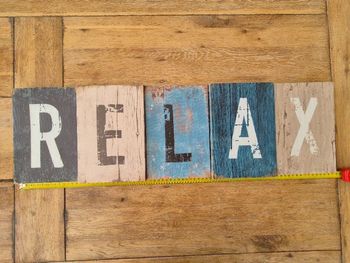 Décoration mural tableau "Relax"