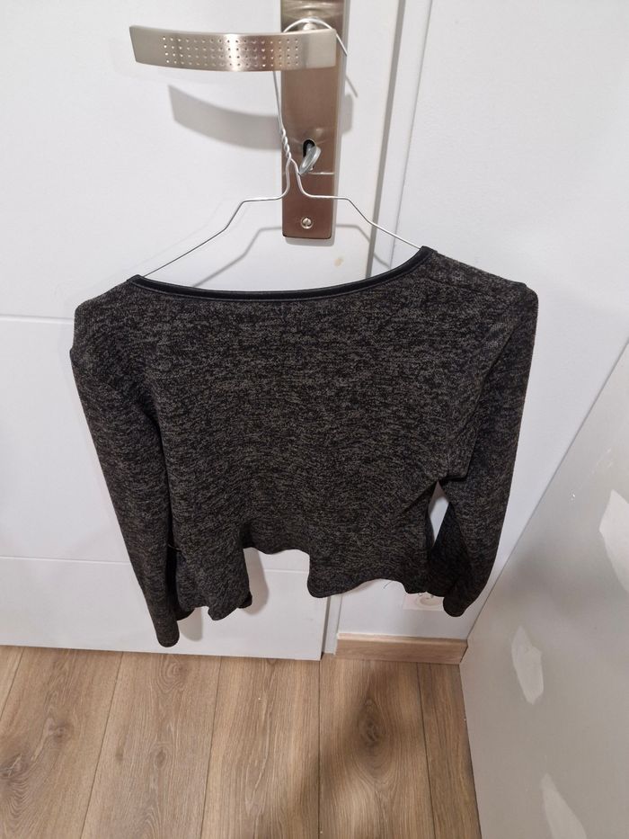 Robe gris et noire avec veste - photo numéro 6