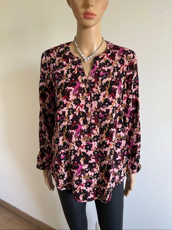 Blouse fleurie neuve à manches longues Soyaconcept taille S (valeur 40€)