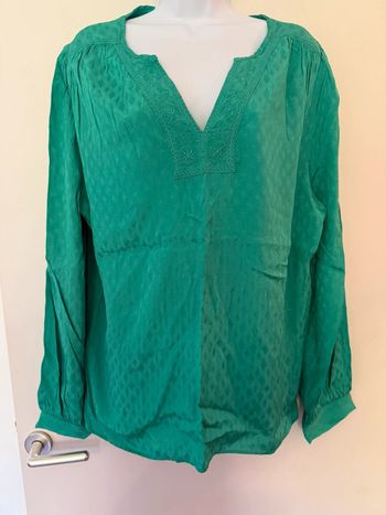 Blouse manches longues verte Riu