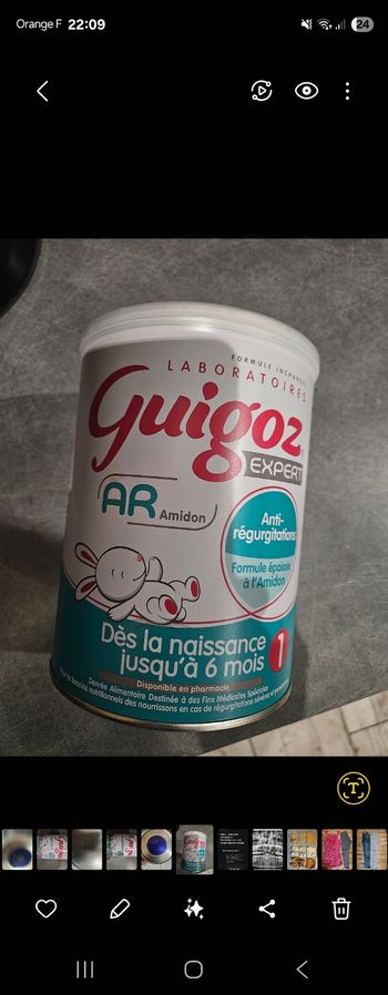 Lait guigoz ar