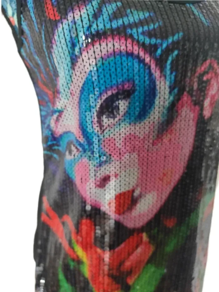 Robe tunique Desigual Cirque du Soleil sequins - photo numéro 6