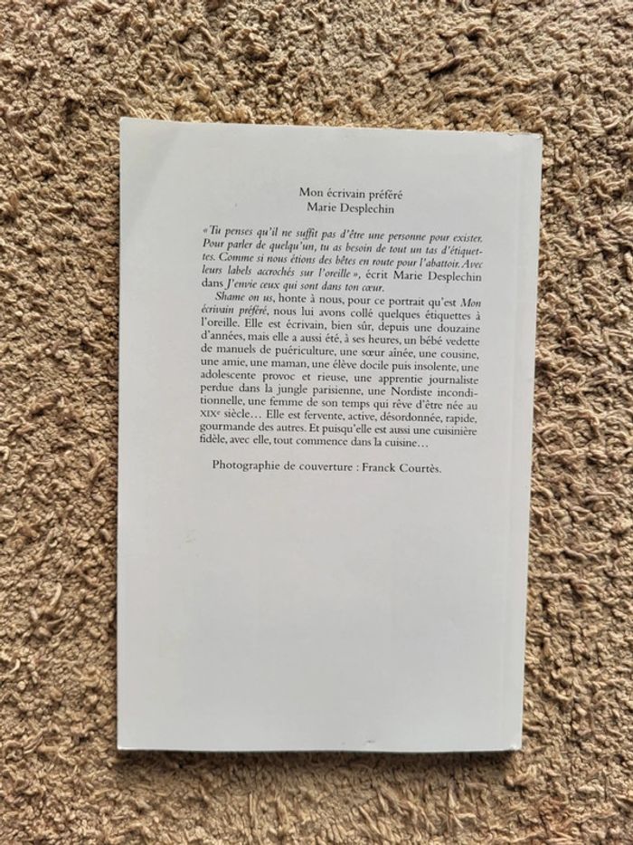 Lot 2 livres Mon écrivain préféré – Marie Desplechin & Brigitte Smadja – École des Loisirs - photo numéro 3