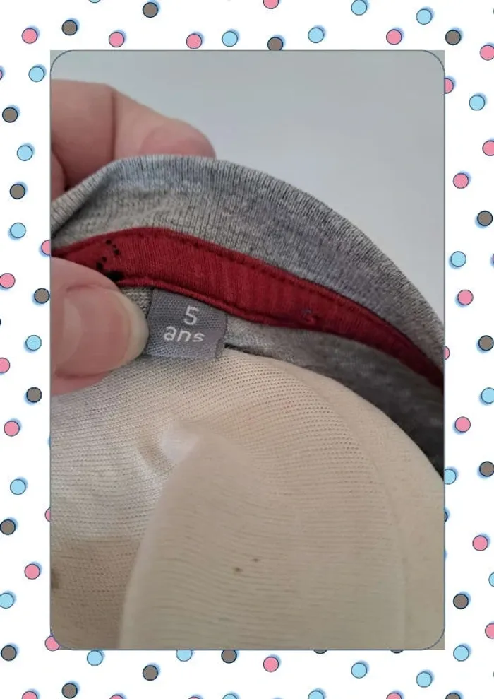 Tshirt manche longue 5 ans - photo numéro 4