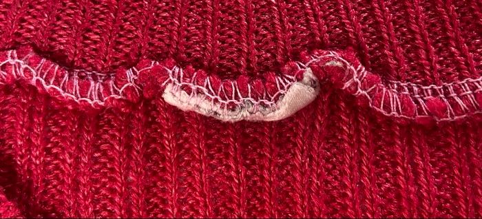 Tee-shirt rouge cerise - photo numéro 4