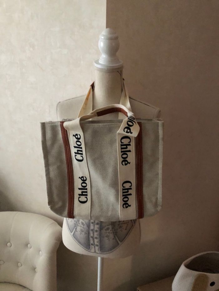 Joli cabas beige Chloé neuf - photo numéro 2