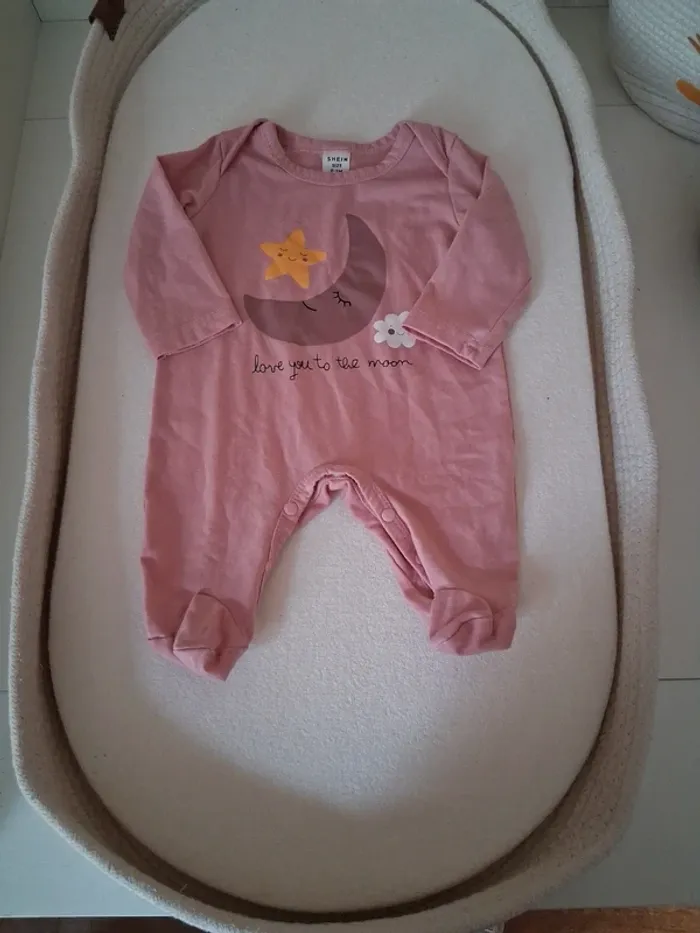Lot pyjama 👧 Shein - 0/1 mois - photo numéro 2