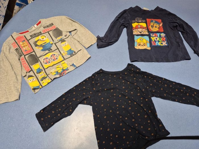 Lot de 3 tee shirts manche longue 3 ans