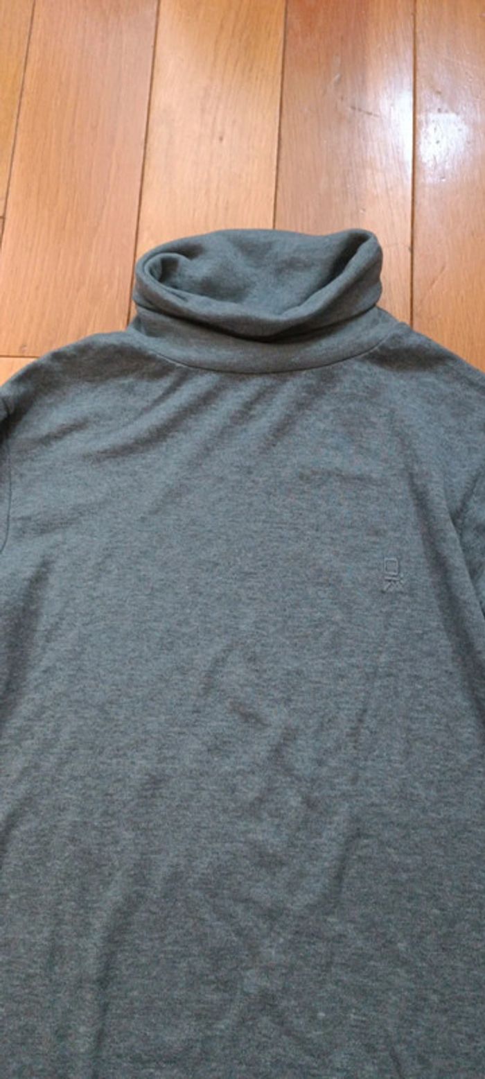 Pull col roulé gris Okaïdi 10 ans - photo numéro 2