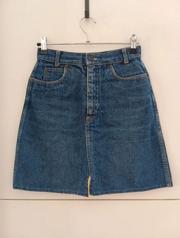 Mini-jupe en jean vintage Mako