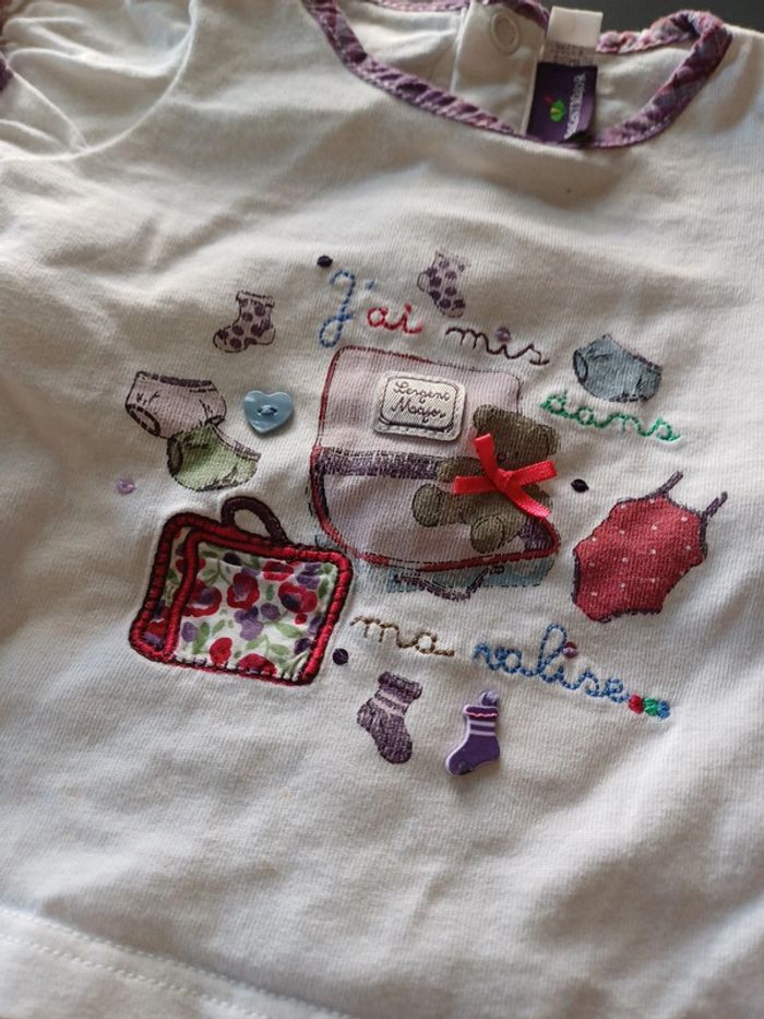Tee-shirt 1 mois sergent major - photo numéro 2