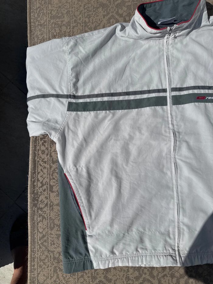 Veste coupe-vent Reebok vintage grise – Taille L/XL - photo numéro 5
