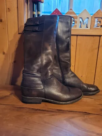 Bottes en cuir