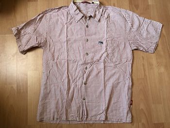 Belle chemise MC à carreaux Quiksilver T. L homme TBE