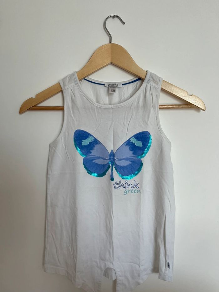 débardeur papillon