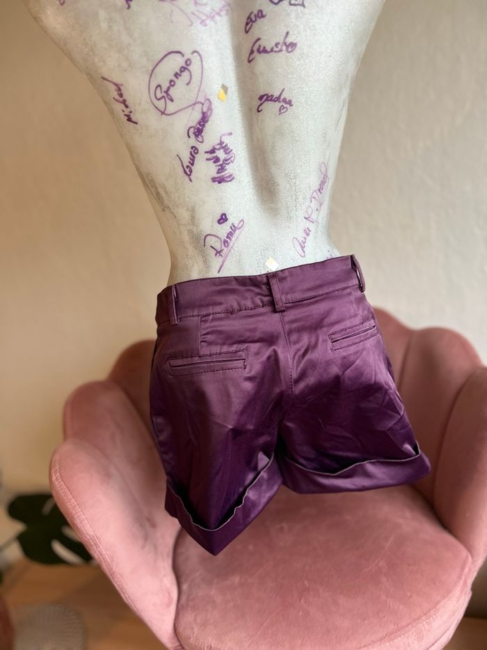 ✨ Short violet élégant – Made in Italy – Taille 36 (S) - photo numéro 8