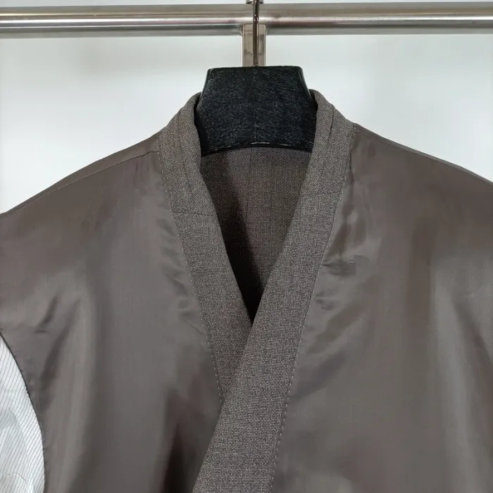 Veste de costume grise Soren Ugo Ferrini - Taille 27 100% laine A475 - photo numéro 13