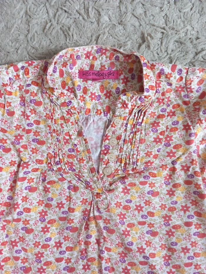 😷Chemise tunique polyester 4ans Kiss Melody - photo numéro 3