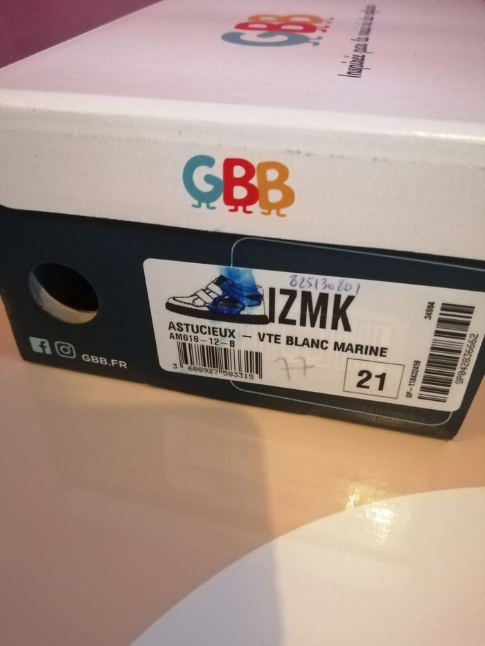 Baskettes fille taille 21 gbb - photo numéro 8